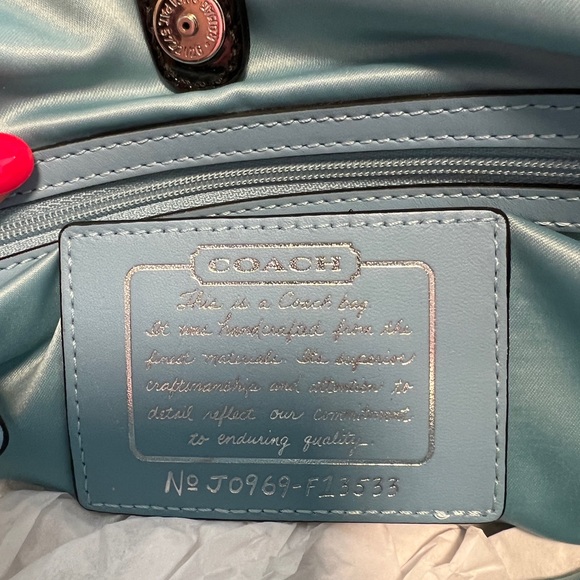 Designer Coach Top Handle - Picture 3 of 10